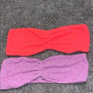 Aerie Strapless bandeaus